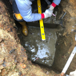 Construction d'un Mur de Soutènement en Blocs de Béton pour un Terrain en Pente Carvin